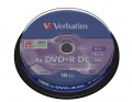 Verbatim Blank Dvd - Dvd+r Double Layer 8.5gb 8x Matt Silver 10er Spindel - 43666